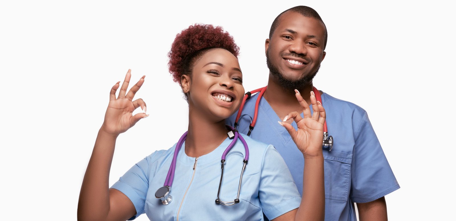 elder woman with caregiver